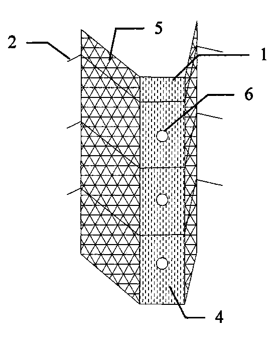 Repeatedly utilized grass grid sand fixing method