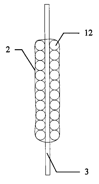 Repeatedly utilized grass grid sand fixing method