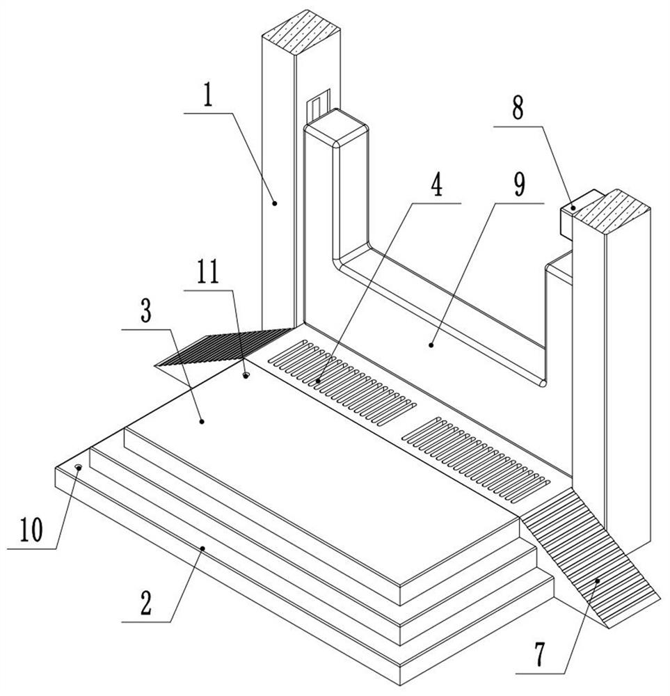 Urban subway anti-backflow dewatering and drainage device and drainage method