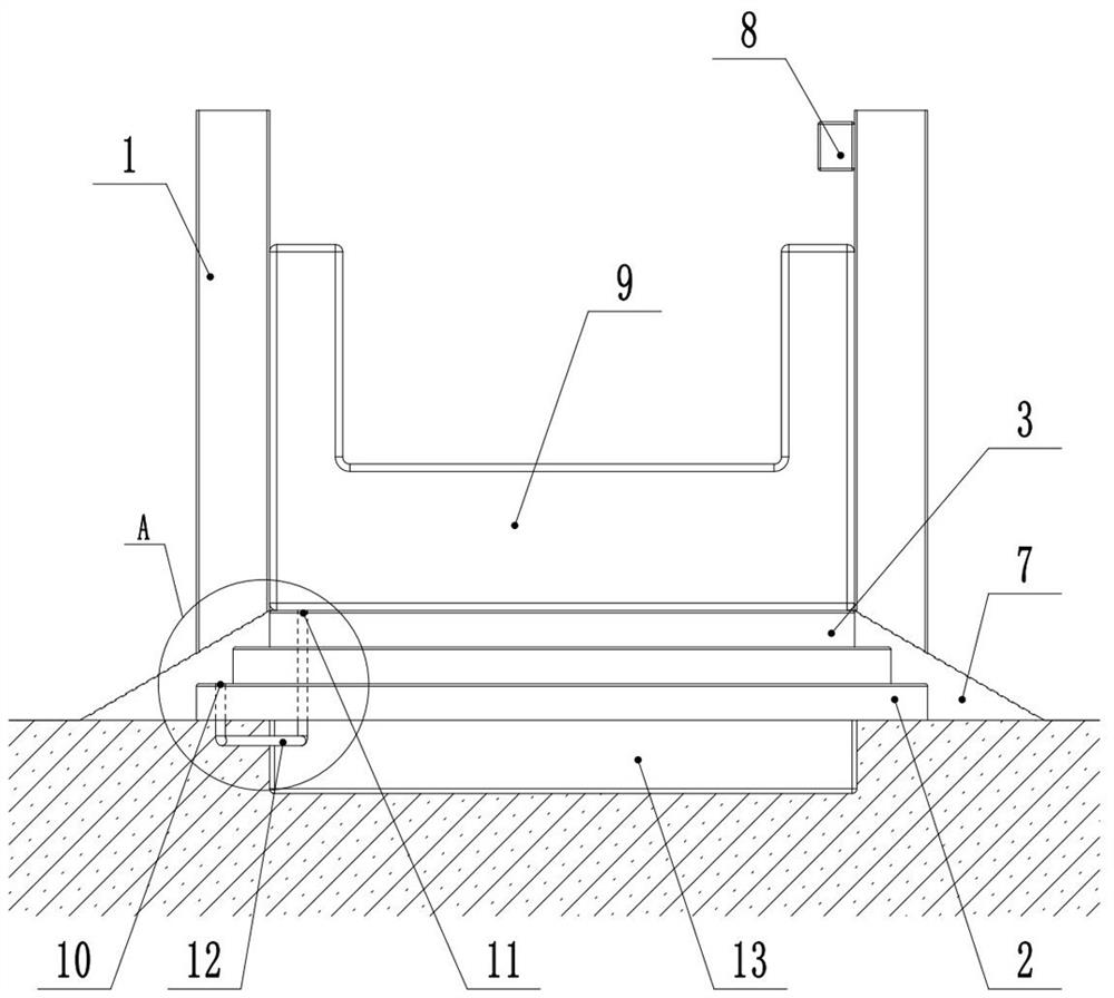 Urban subway anti-backflow dewatering and drainage device and drainage method