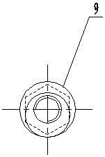 Double eccentric wheel type steel seal dialing device