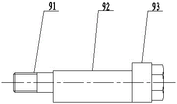 Double eccentric wheel type steel seal dialing device