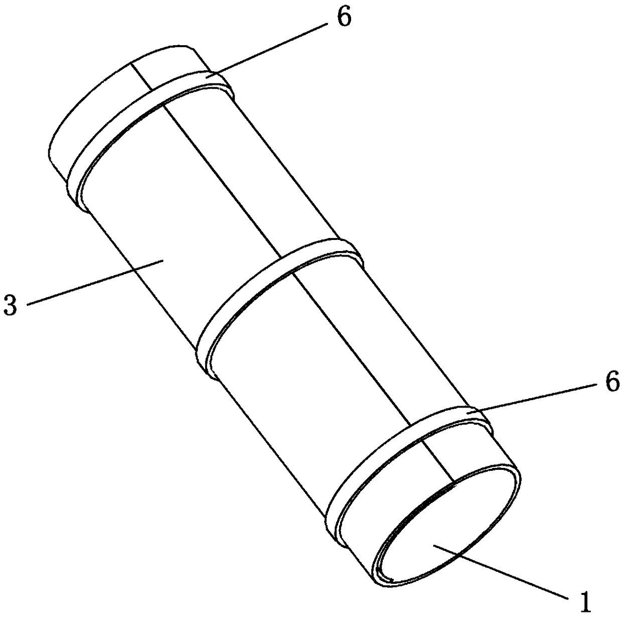 Connector for carrying out electric connection on disconnected electric wire and application method of connector