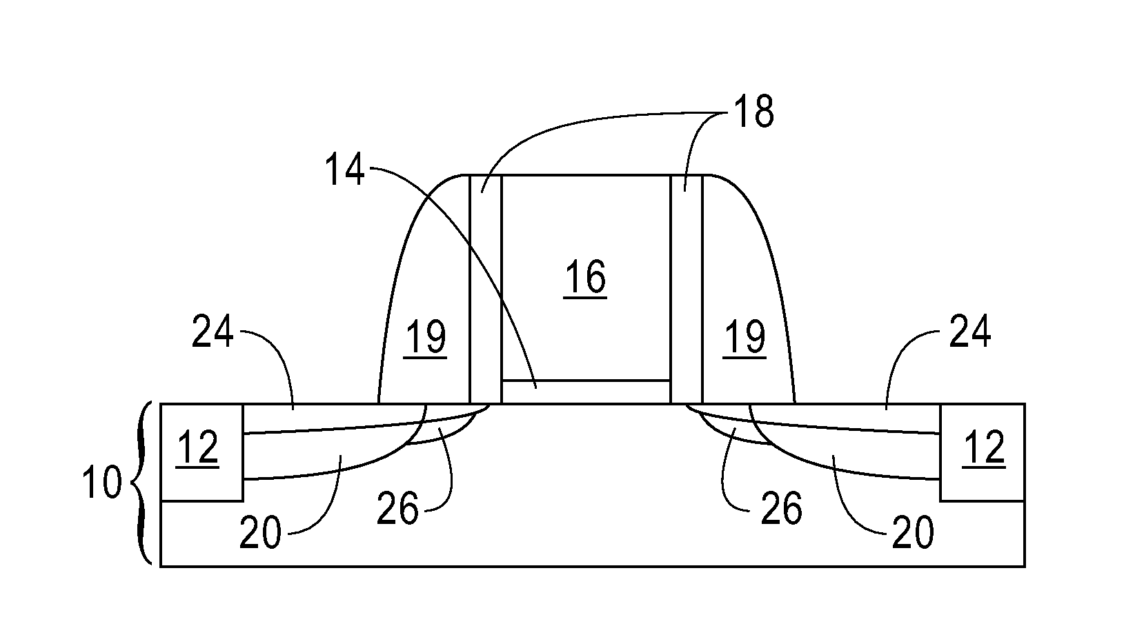 Method to tailor location of peak electric field directly underneath an extension spacer for enhanced programmability of a prompt-shift device