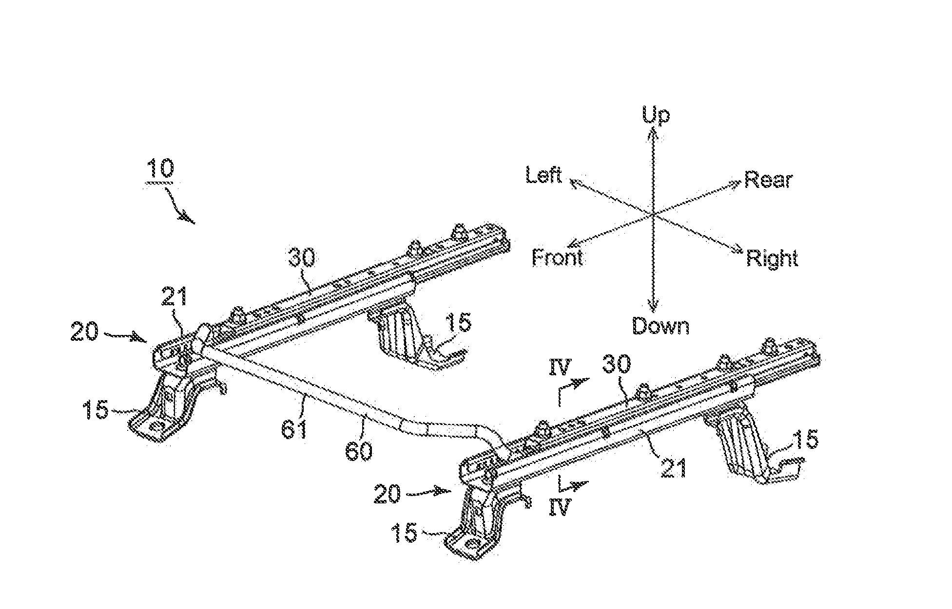 Slide rail device for vehicle