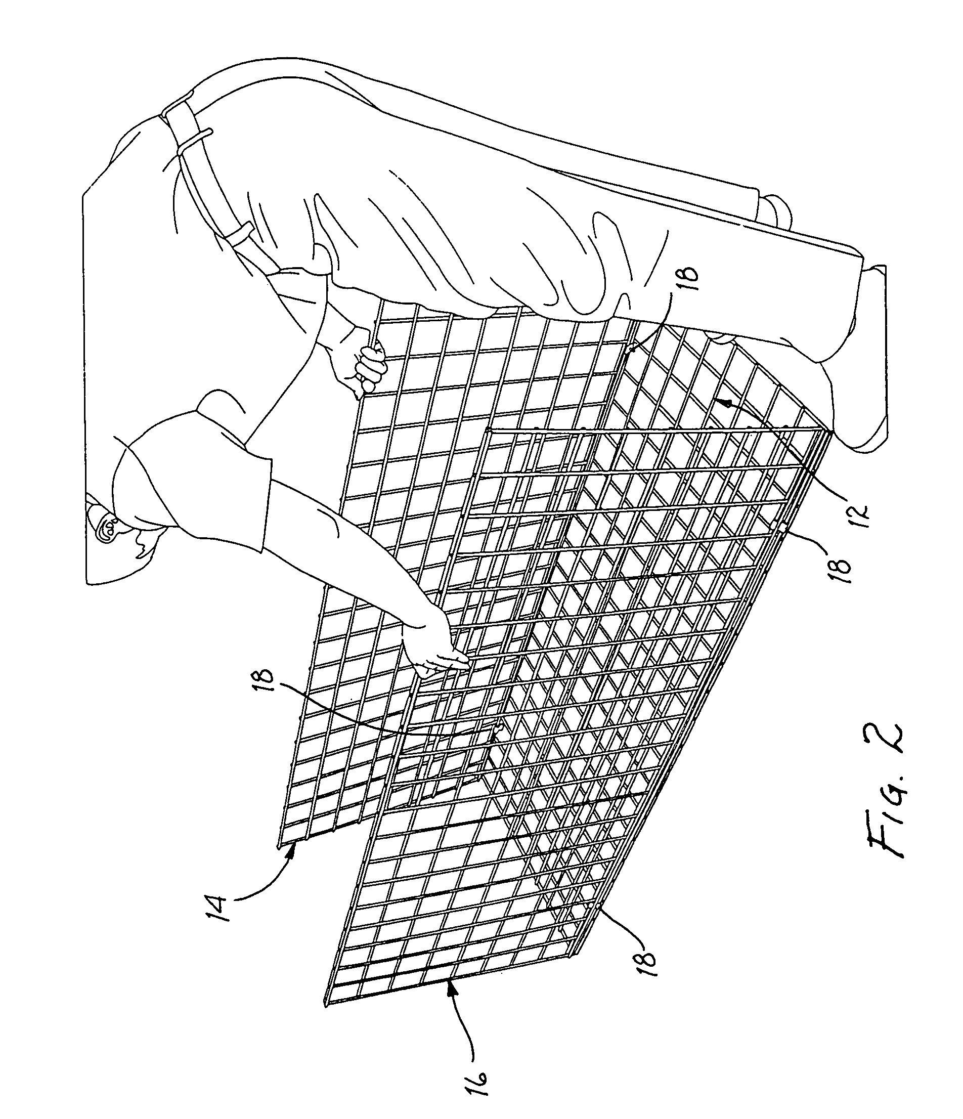 Rapidly assembleable and disassembleable display rack