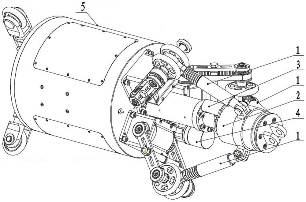 A Preloading Mechanism of Pipeline Robot with Adaptive Pressure Adjustment