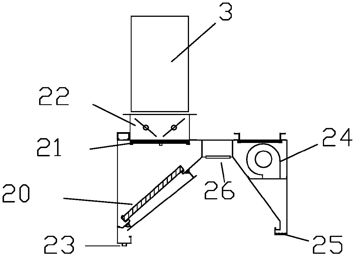 Intelligent electricity-saving purification sucking and discharging system for kitchens