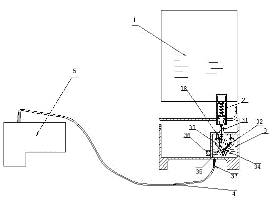 Built-in sealed continuous ink supply system with pressure dynamic compensation function