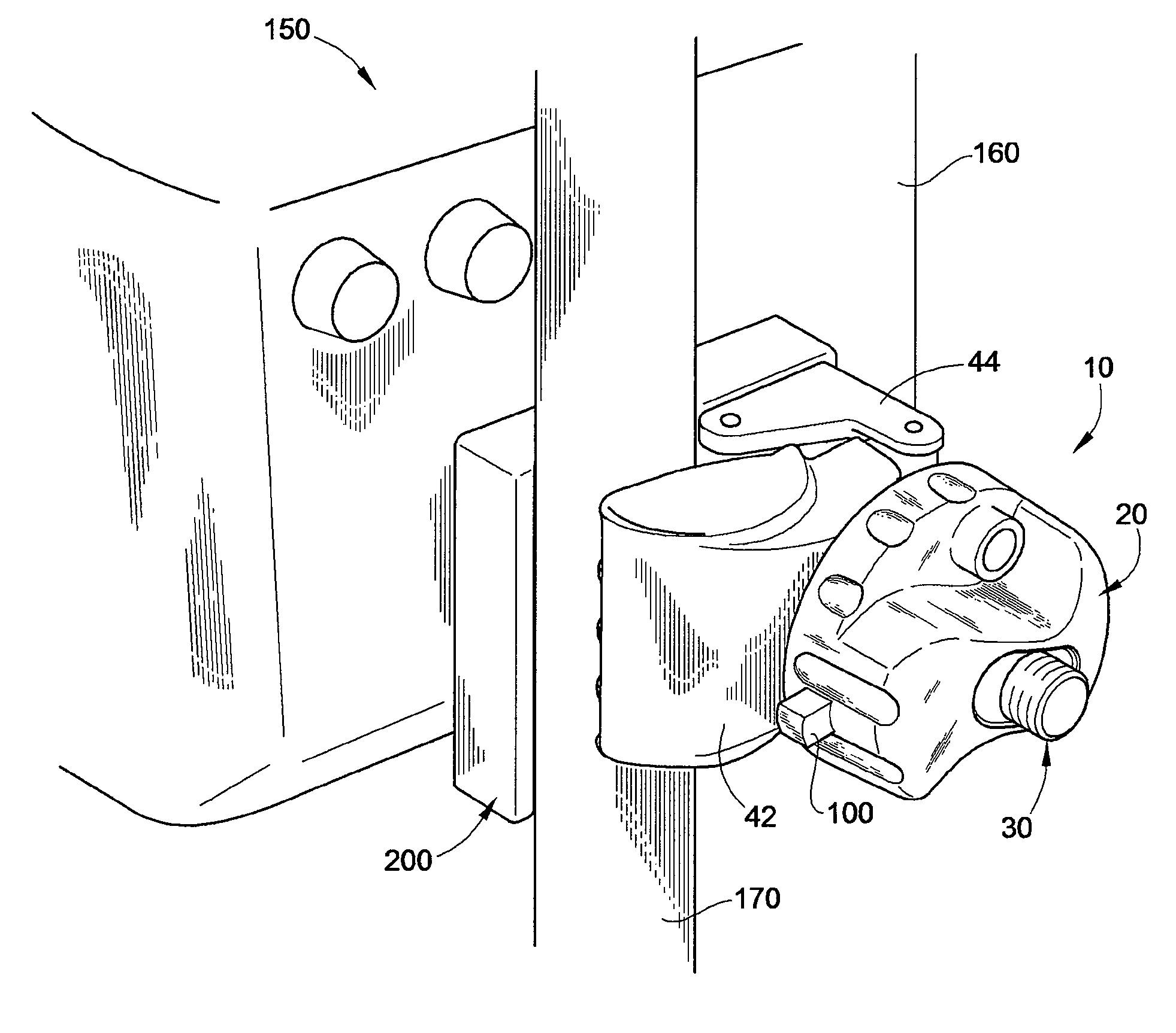 Rapid attach and release clamps