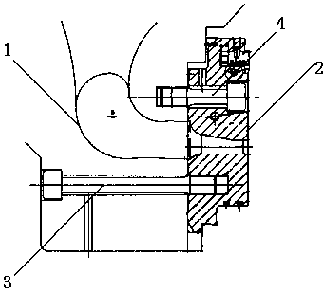 Assembling and machining process for steam cabinet of steam turbine and nozzle group