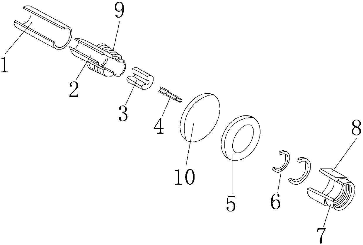 Radio frequency coaxial connector with high reliability