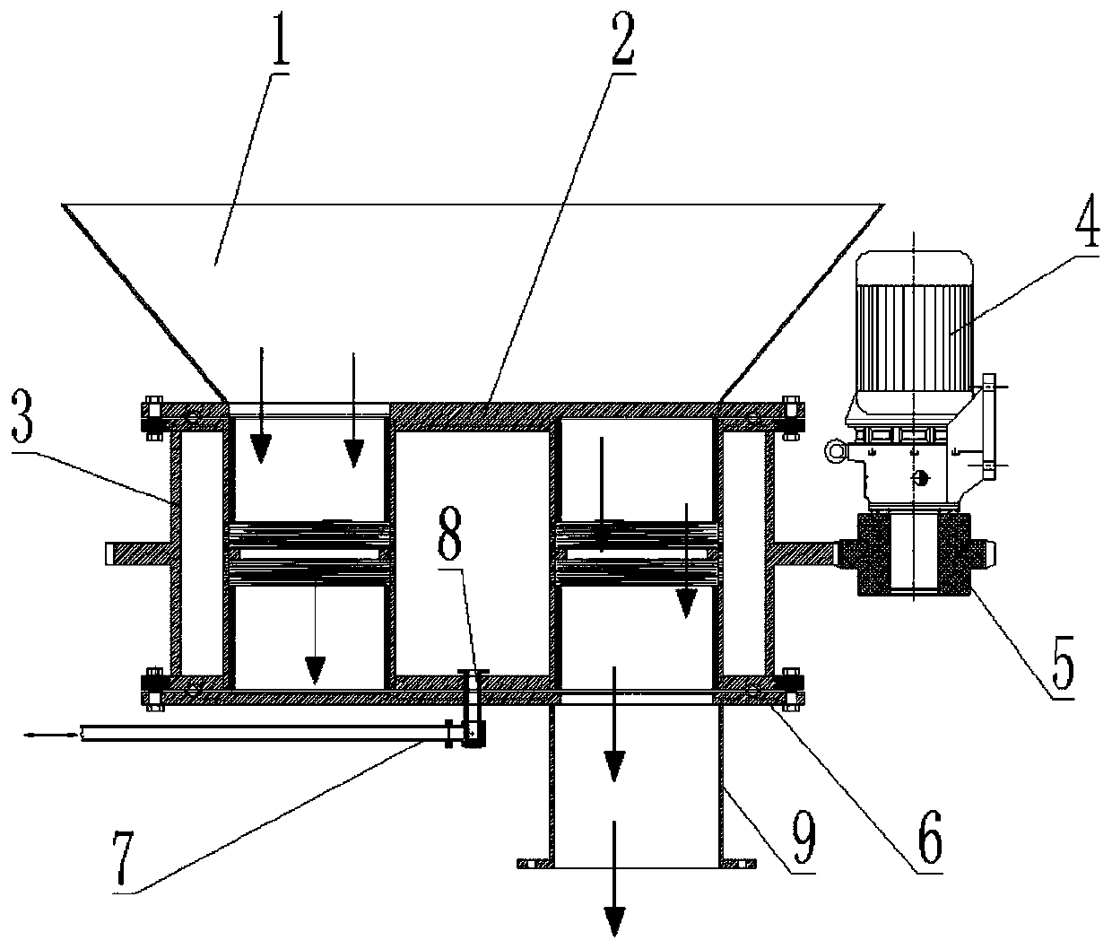 Positive-negative-pressure dual-purpose anti-explosion feeding device