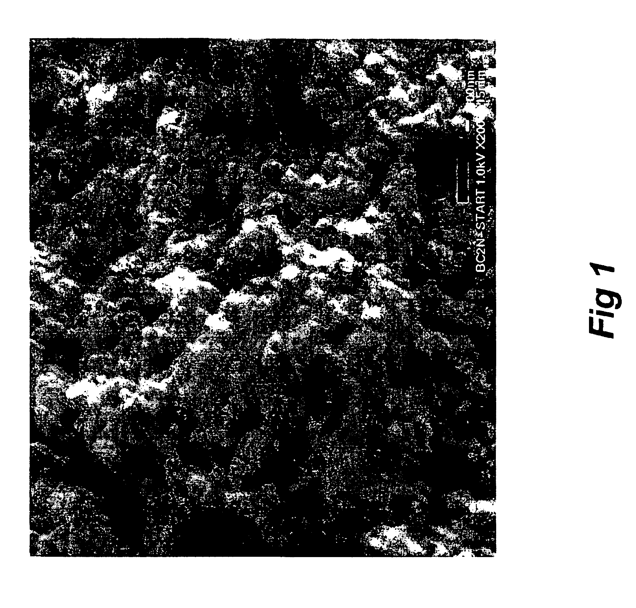 Bulk superhard B-C-N nanocomposite compact and method for preparing thereof