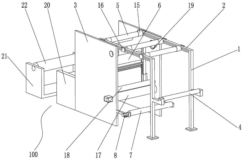 Full-automatic efficient flame compounding machine