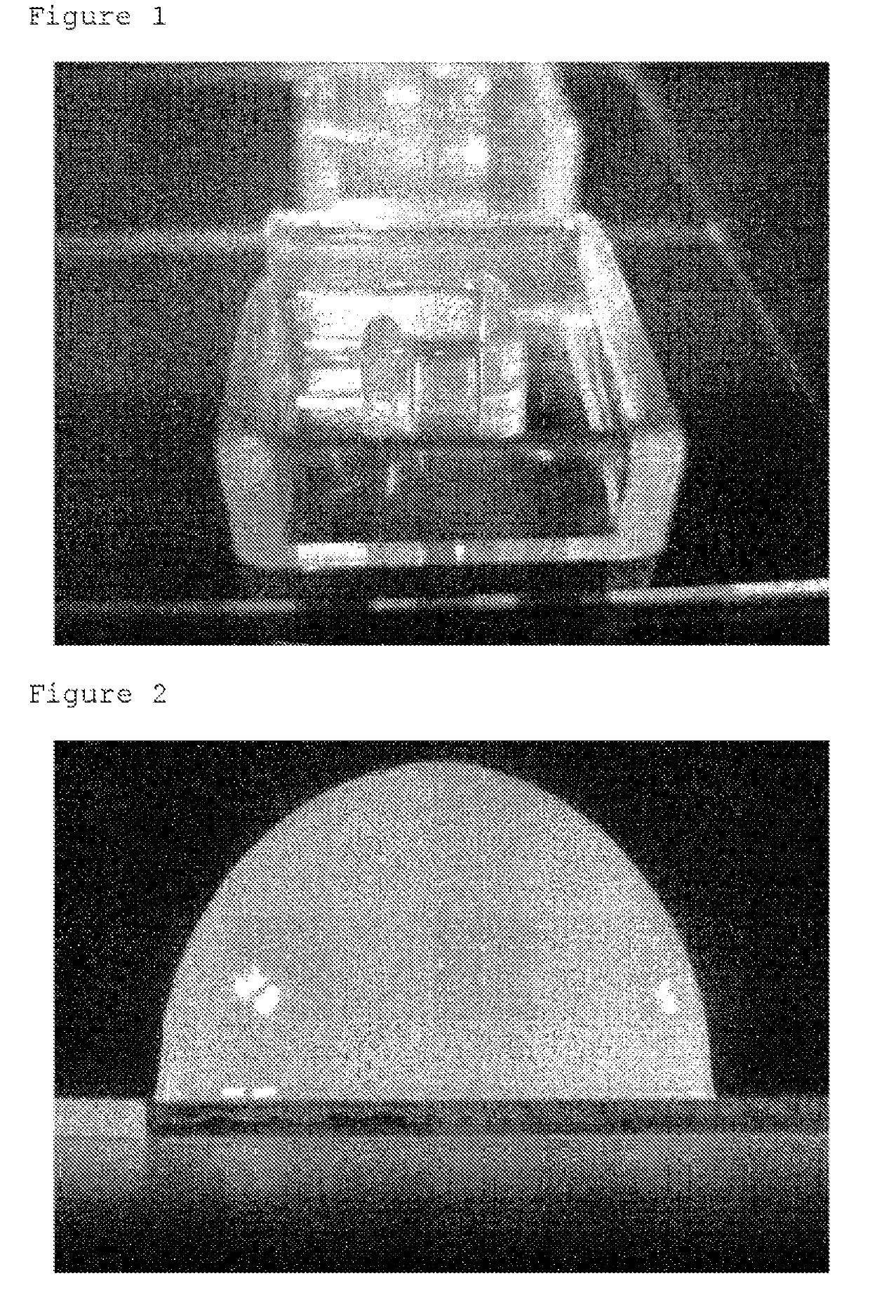 Silicone compositions for producing elastomeric molded parts by means of ballistic methods