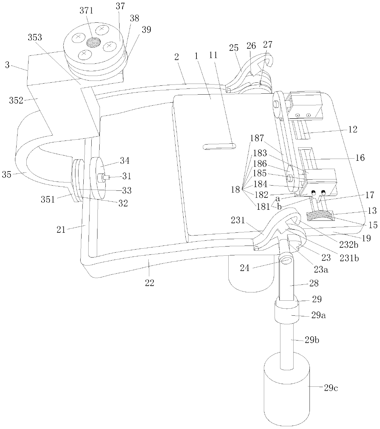 Dynamic and static integrated zoom intelligent shooting device