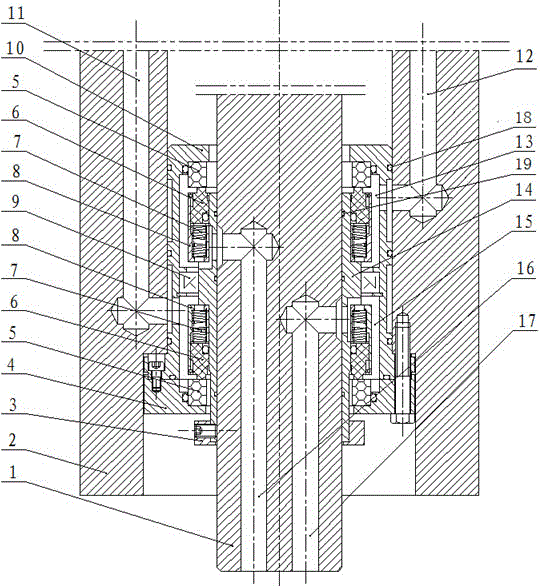 Circulating cooling structure for grinding and polishing disc