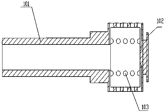 A segmented contact type hot rolling roll shape detection device