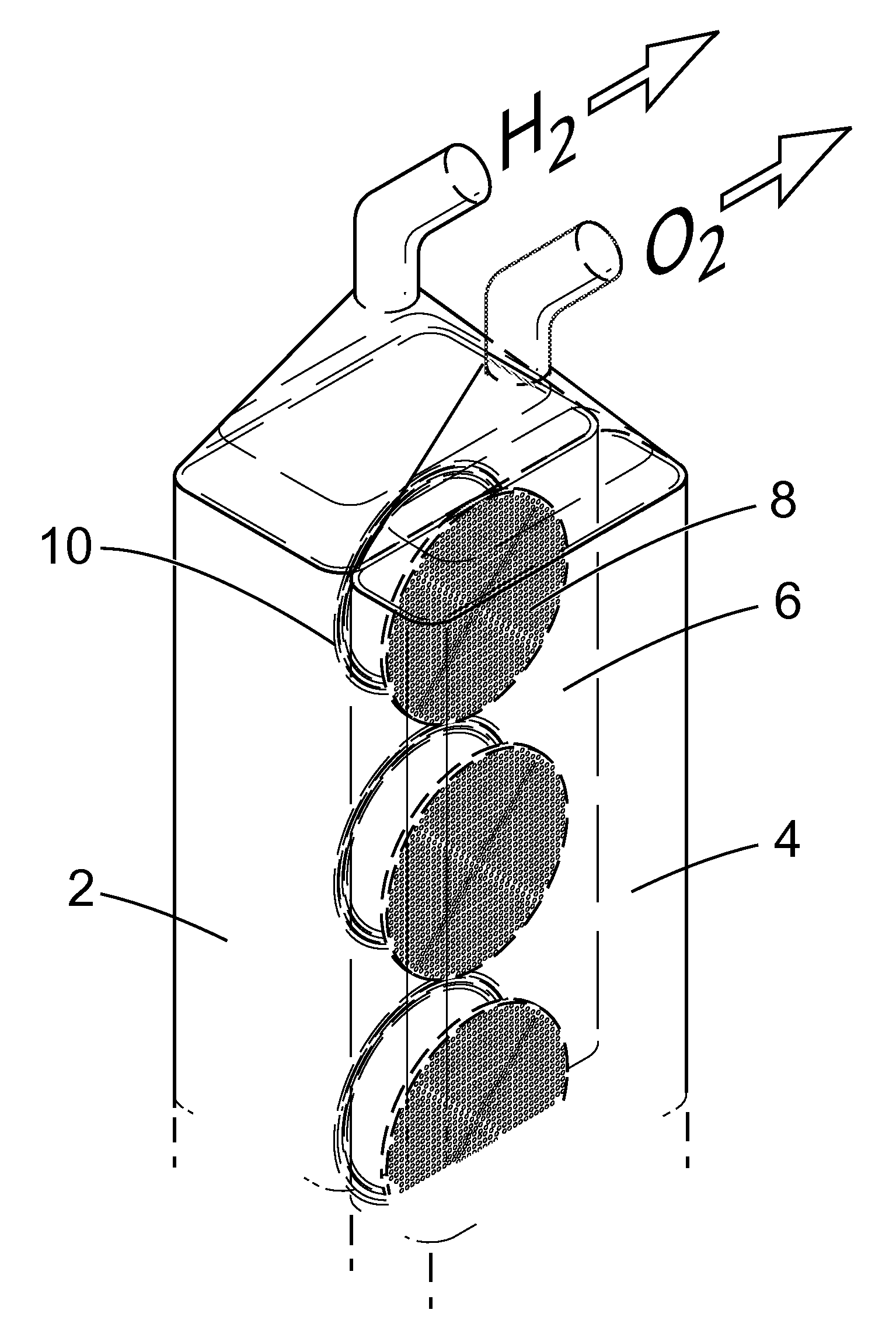 Apparatus and Method for the Electrolysis of Water