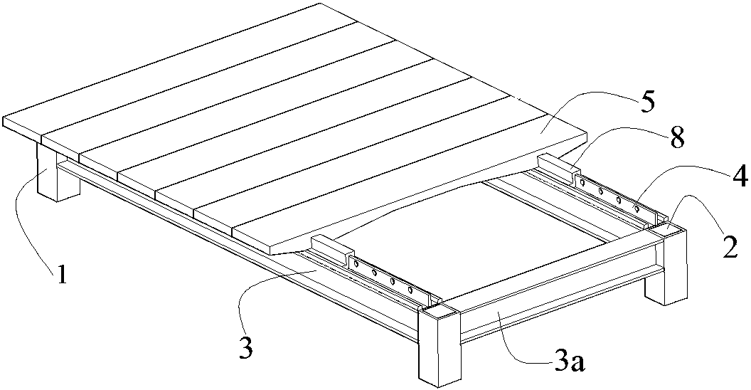 Prefabricated steel and concrete composite floor adopting self-locking connection and installation method