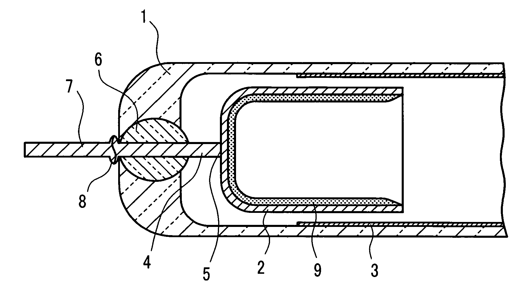 Cold cathode ray fluorescent tube and liquid crystal display device using the cold cathode fluorescent tube