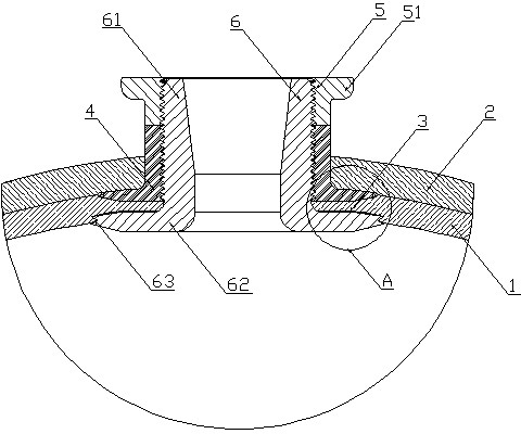 Gas cylinder with fully-wound plastic liner and molding technology thereof