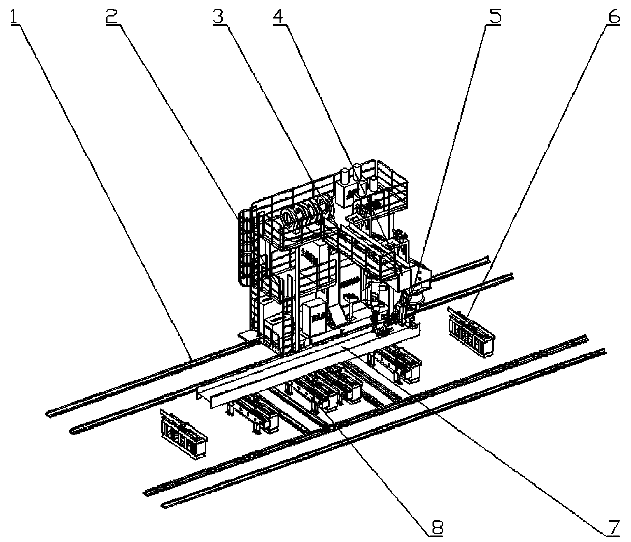 H-shaped steel robot submerged arc welding method