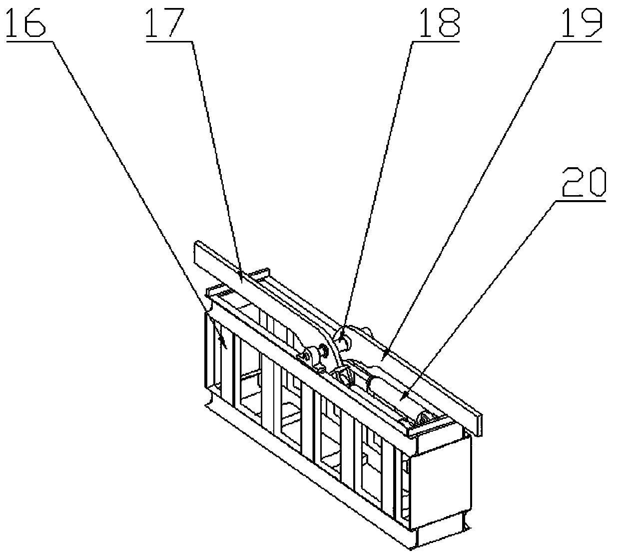 H-shaped steel robot submerged arc welding method