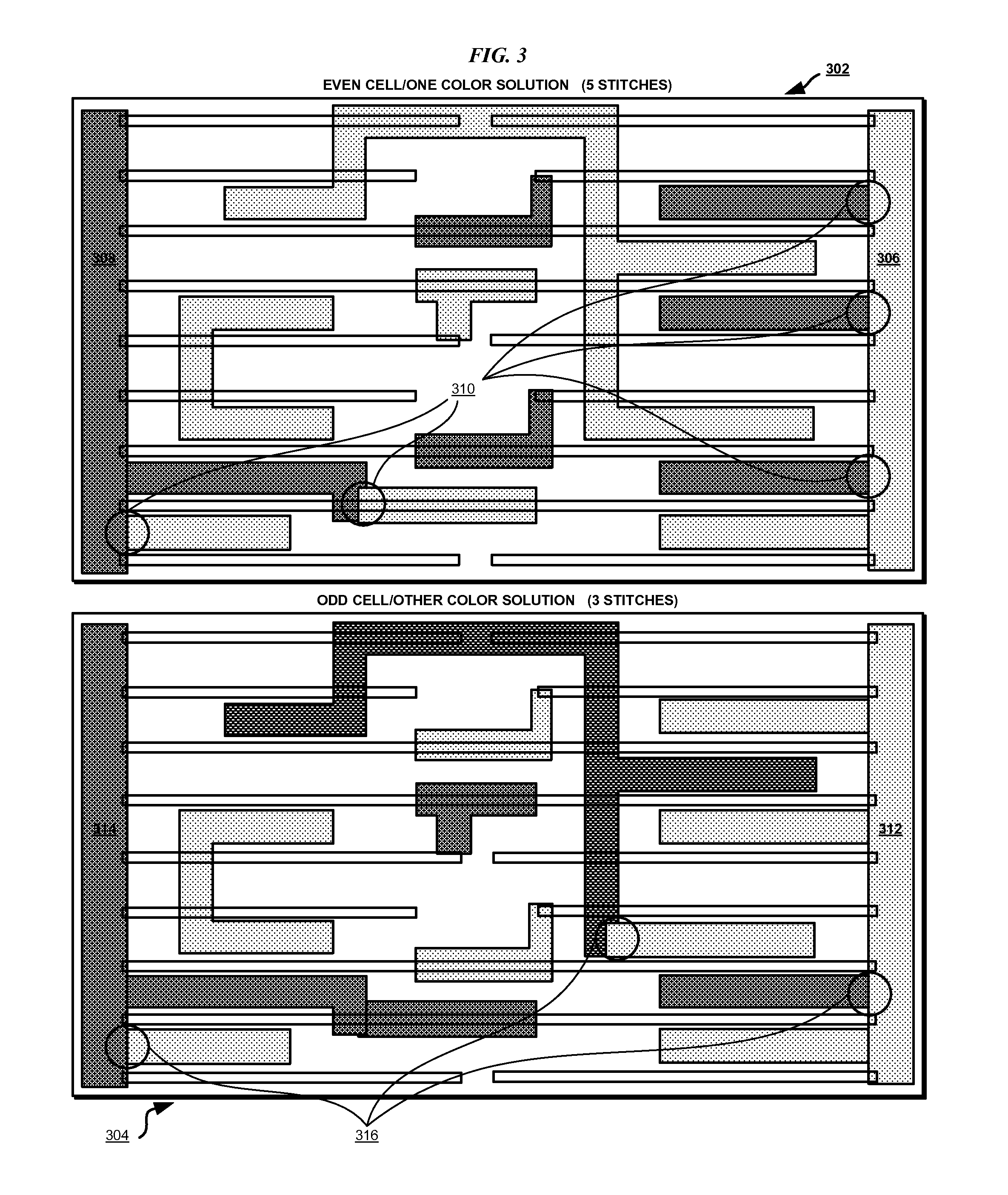 Multi-patterning lithography aware cell placement in integrated circuit design