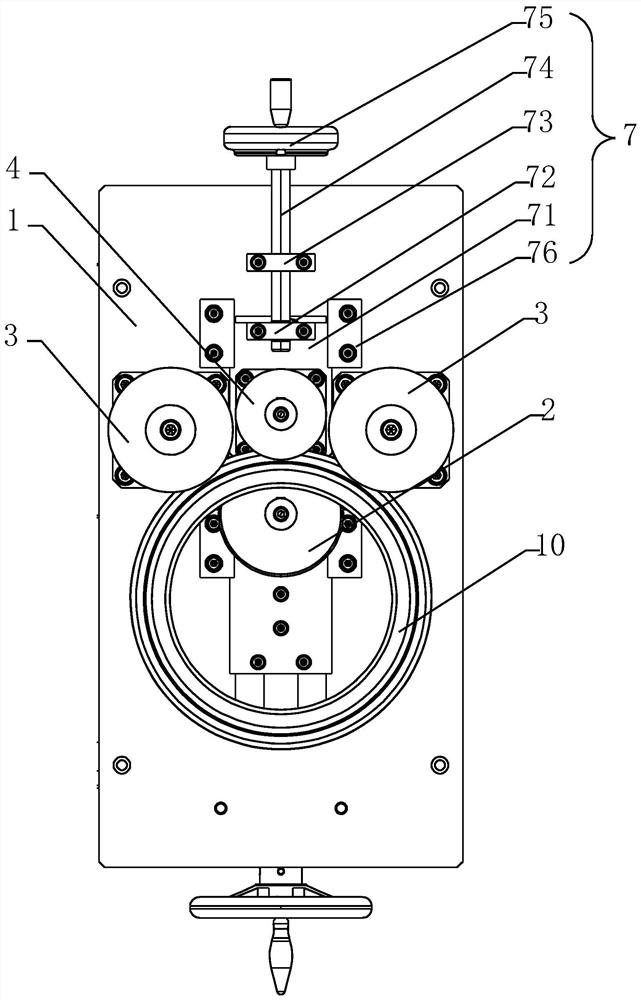 Bearing sealing cover shaping device