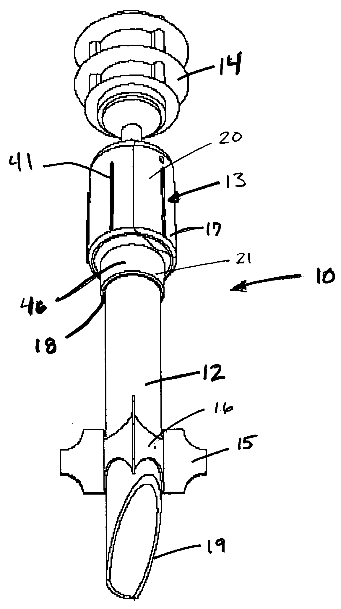 Landscape lightpost with receptacle cavity