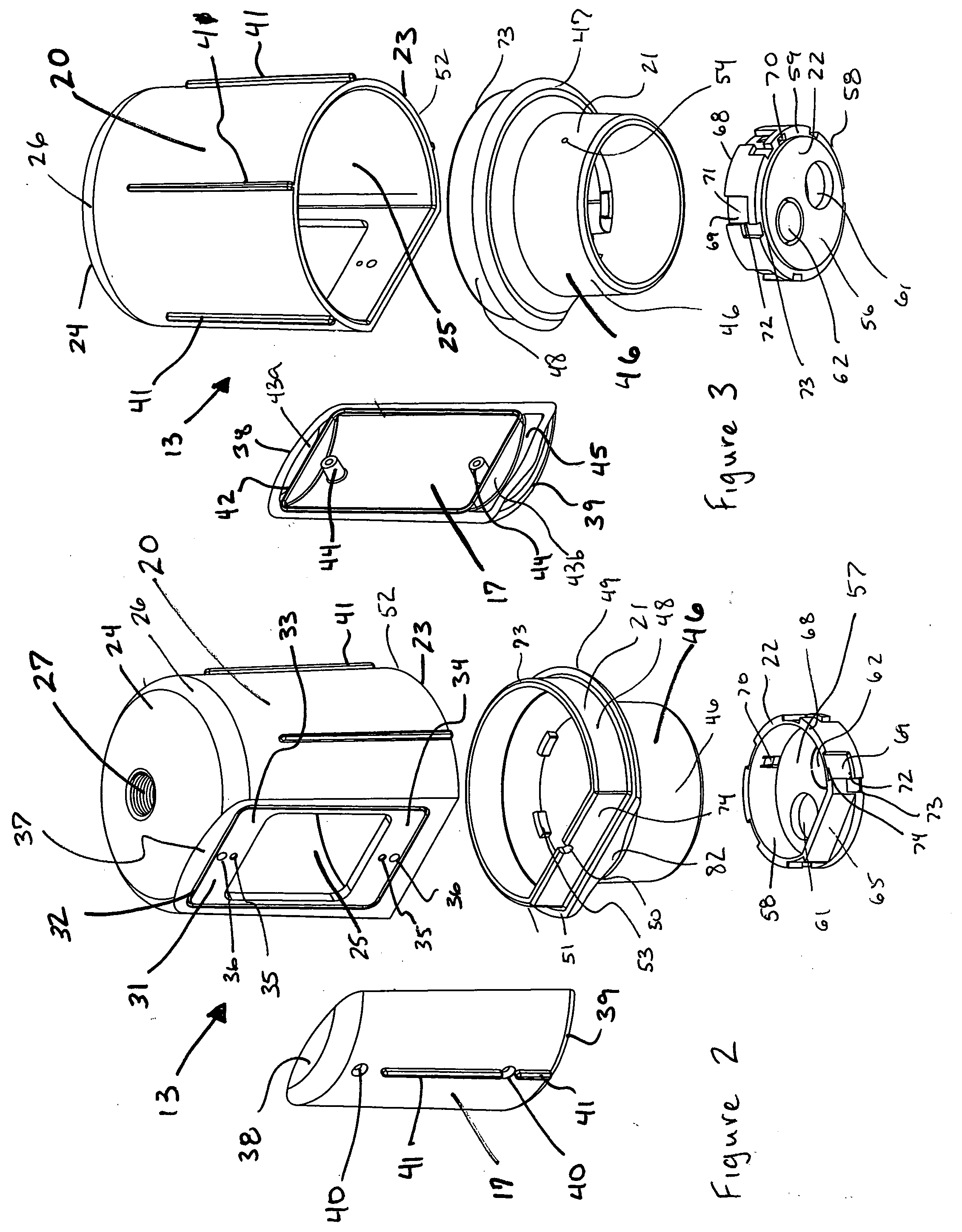 Landscape lightpost with receptacle cavity