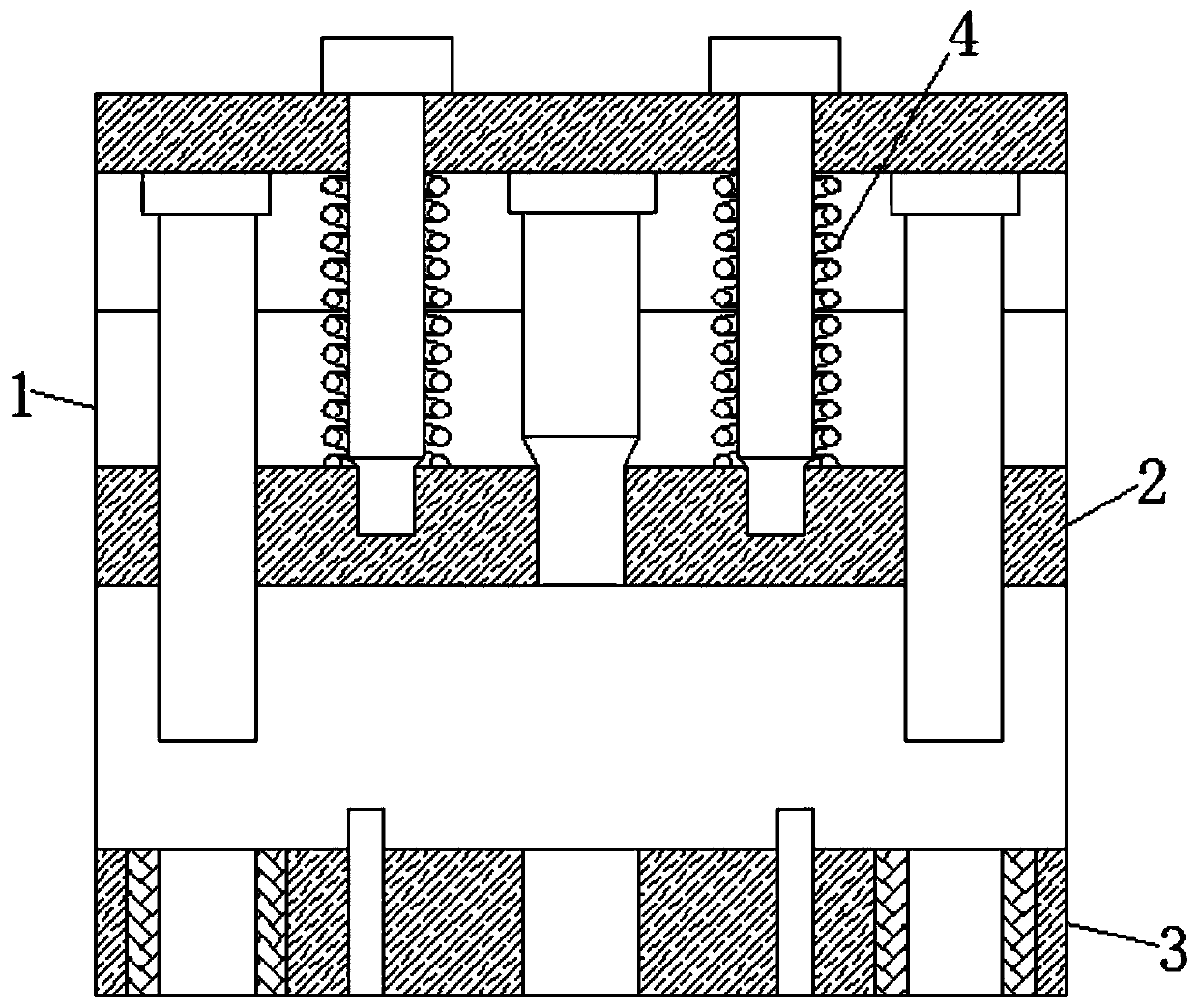 Thermoplastic plastic molding equipment based on electroluminescence principle