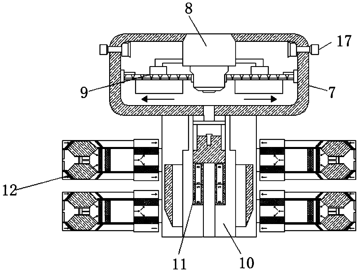 Thermoplastic plastic molding equipment based on electroluminescence principle