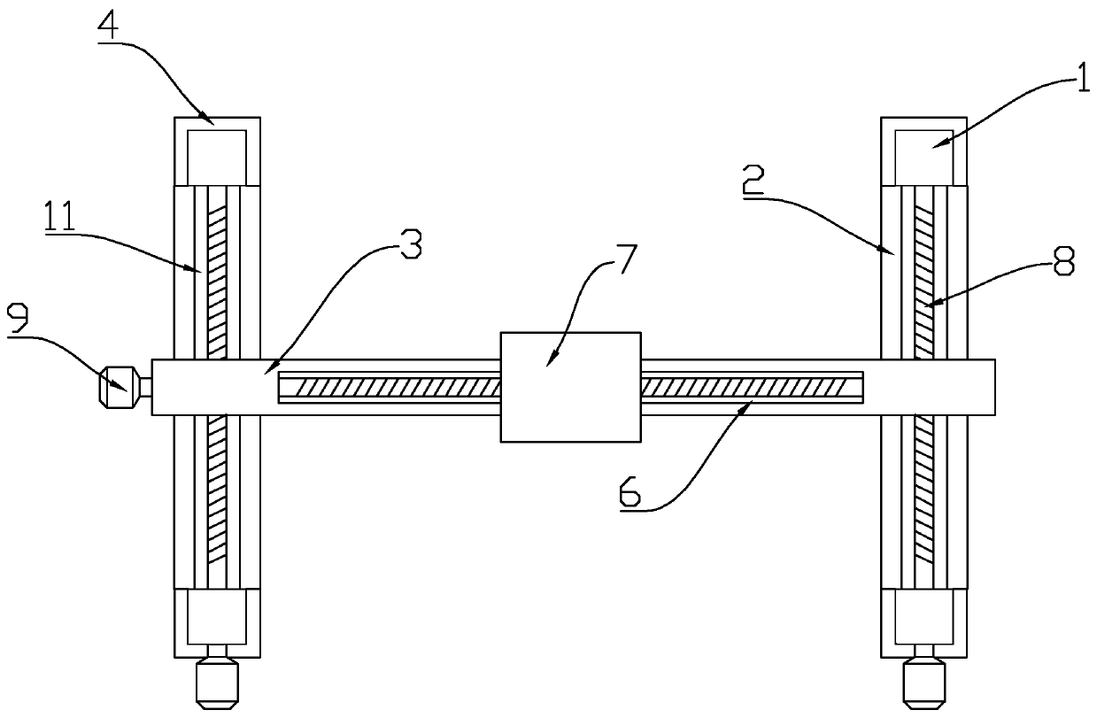 Intelligent efficient hoisting device for carrying metal composite plate