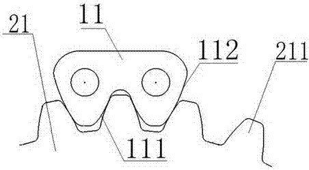 Novel silent chain and tensioning device thereof