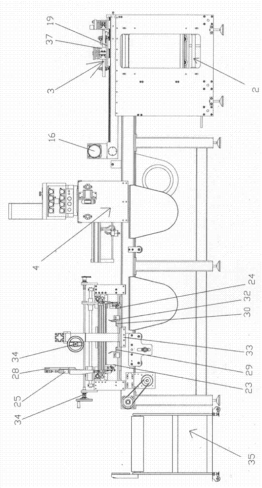 Full-automatic glue spraying and box making production line