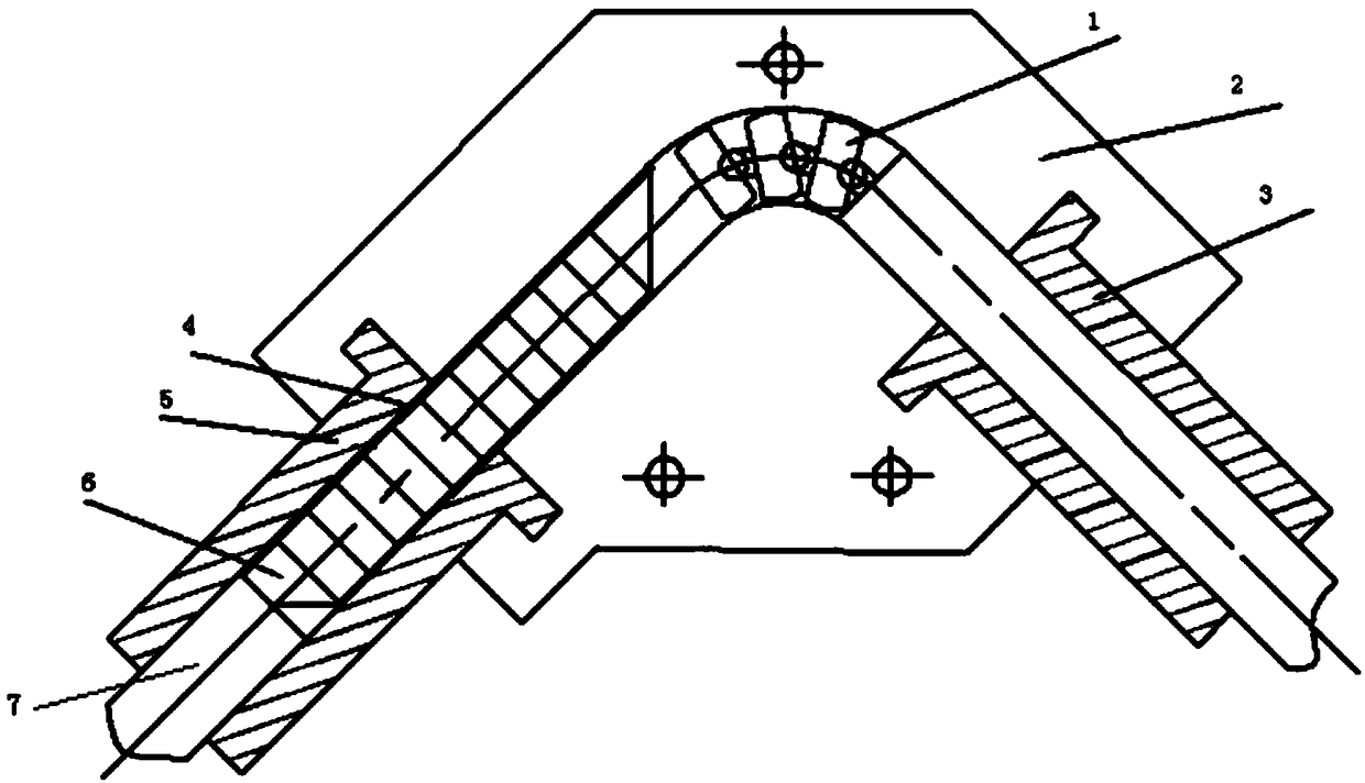 A push-bending forming method for l-shaped thin-walled aluminum alloy elbow with small curvature bending radius