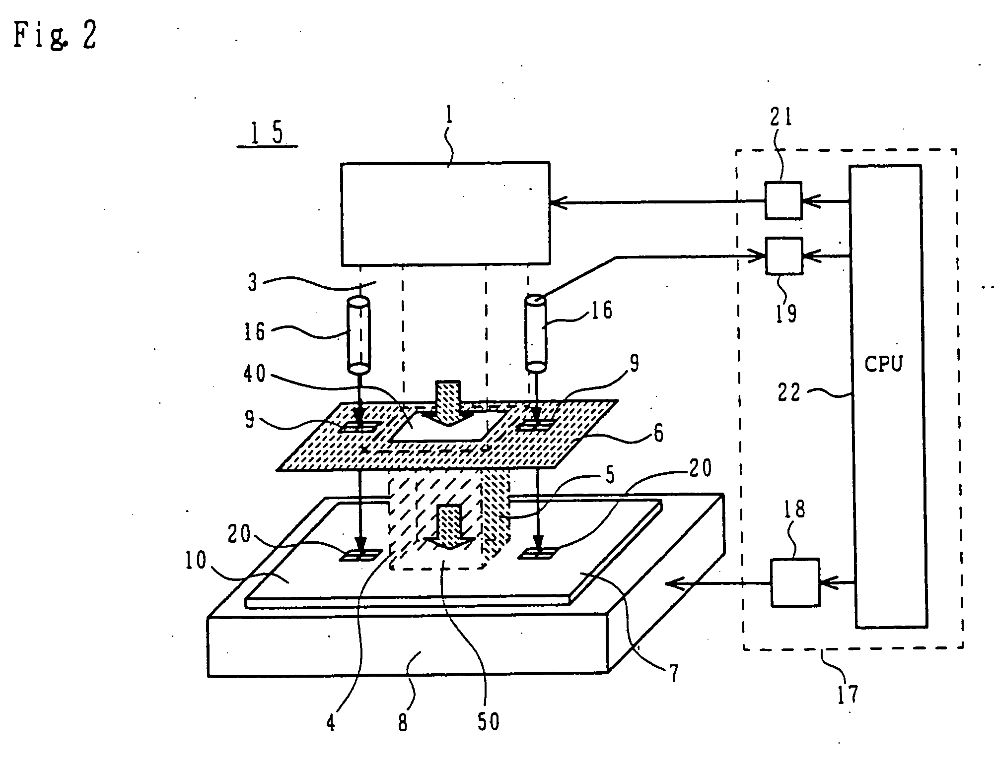 Thin film transistor formed on a transparent substrate