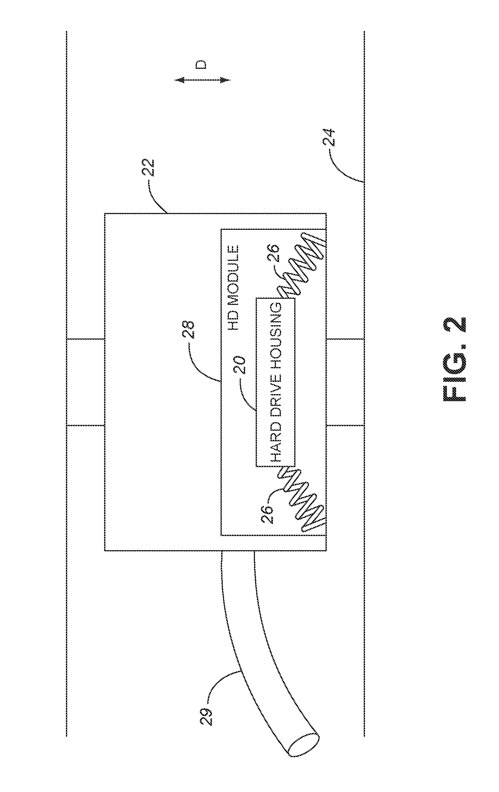 Mobile event data recorder with multiple orientation vibration isolation