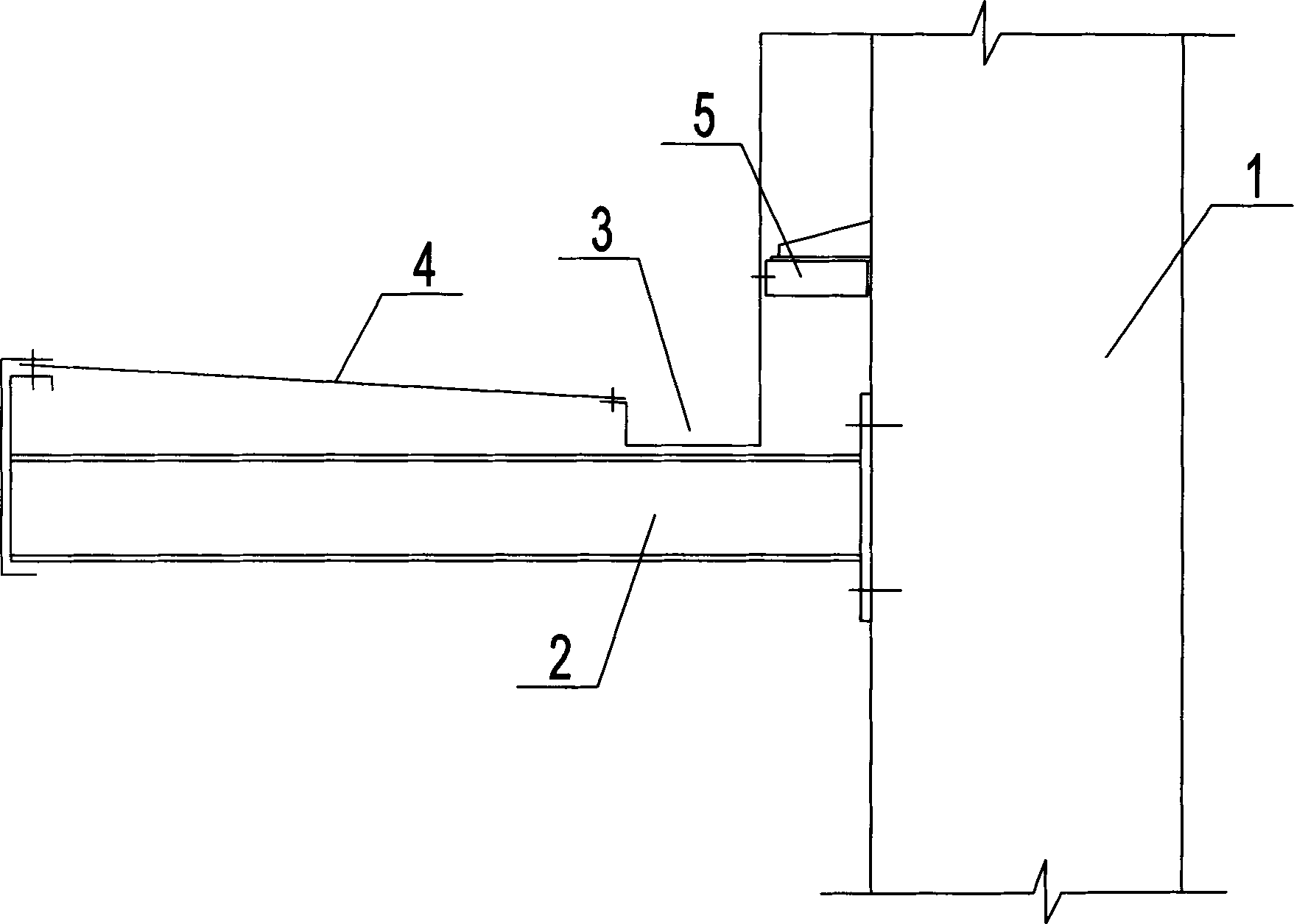 Awning structure on plant door