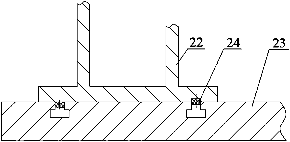 Test stand for testing comprehensive brake property of brake pad of high speed train