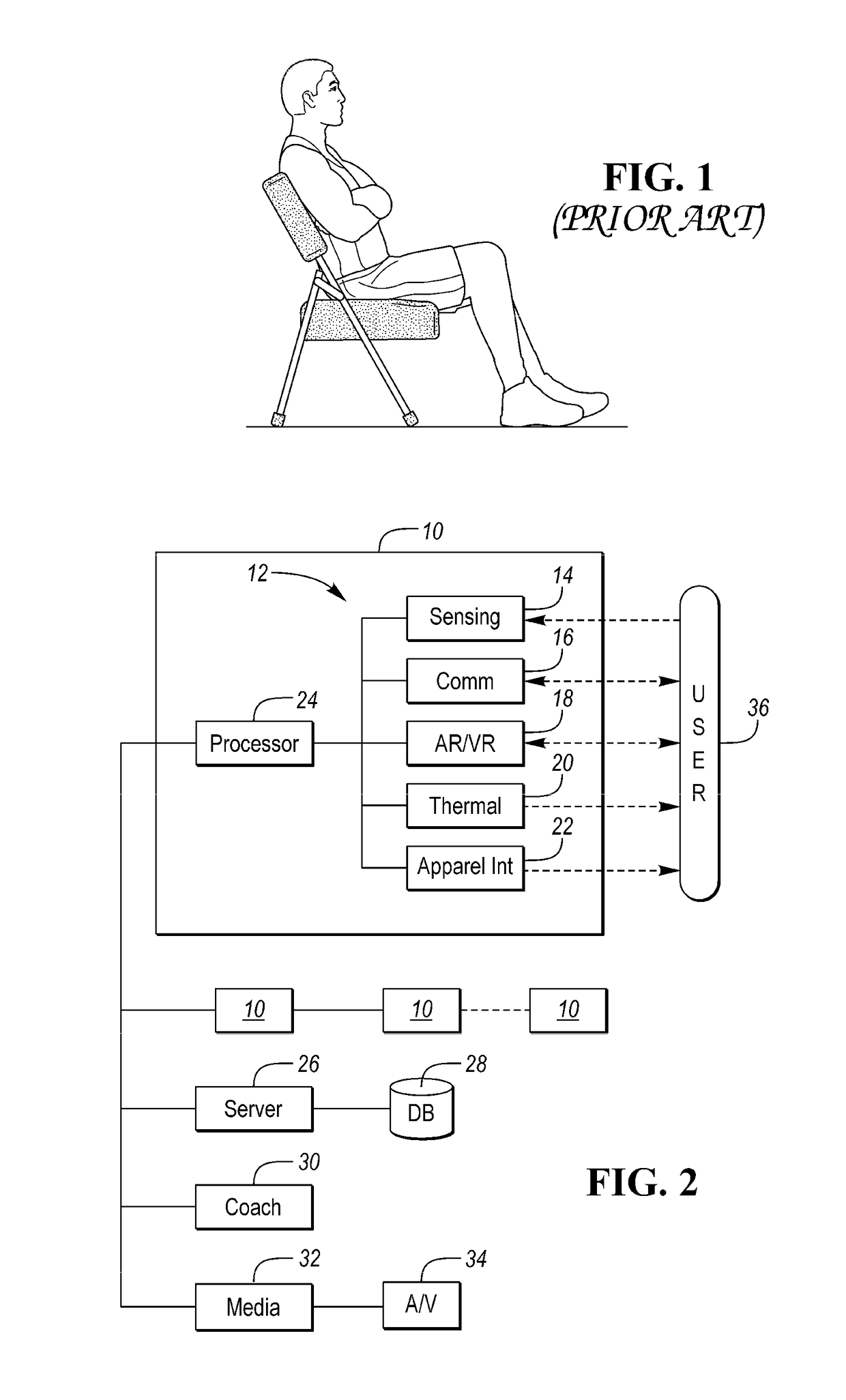 Sport chair with game integration