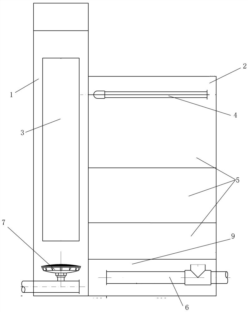 Rural sewage comprehensive purification system