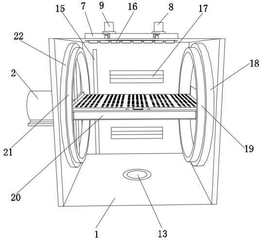 Sterilization device for surgical instruments in obstetrics and gynecology department