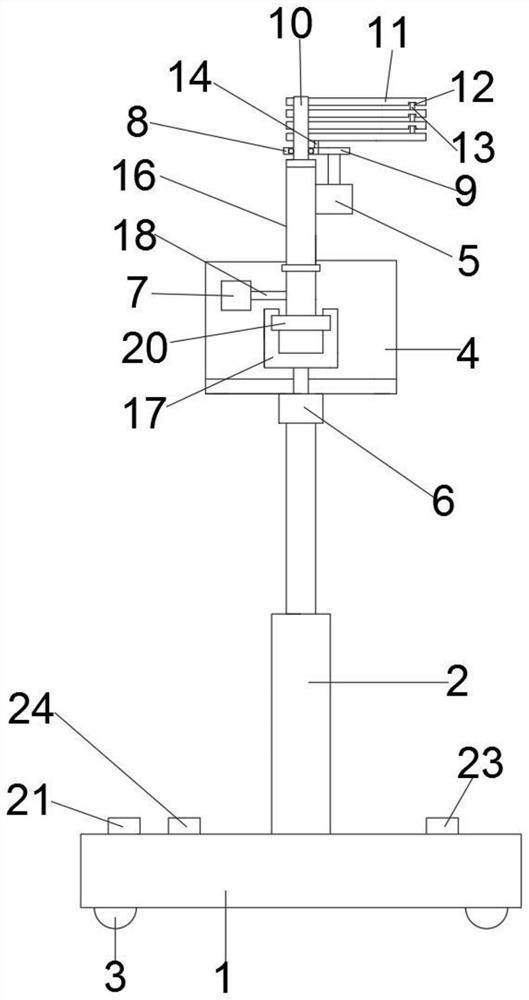 Indoor design environment light simulation device