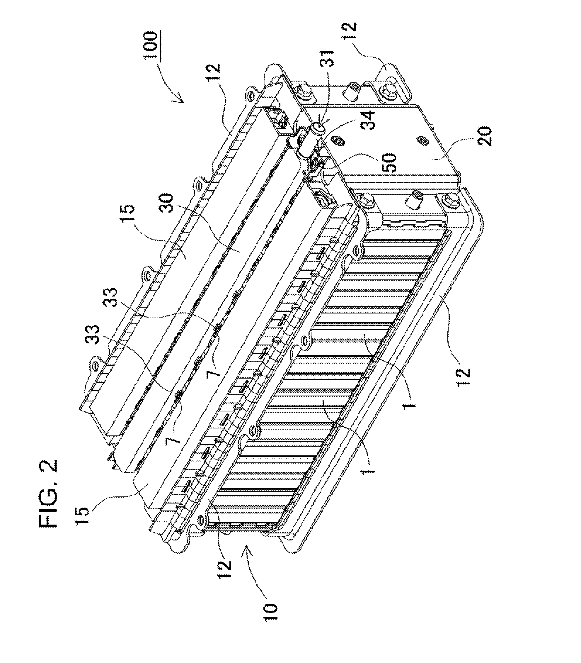 Power supply device, and vehicle and storage battery device equipped with power supply device