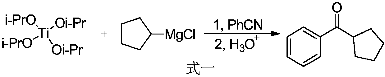 A kind of preparation method of phenylcyclopentyl ketone