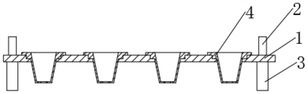 A seedling raising tray for easy picking and transportation of seedlings